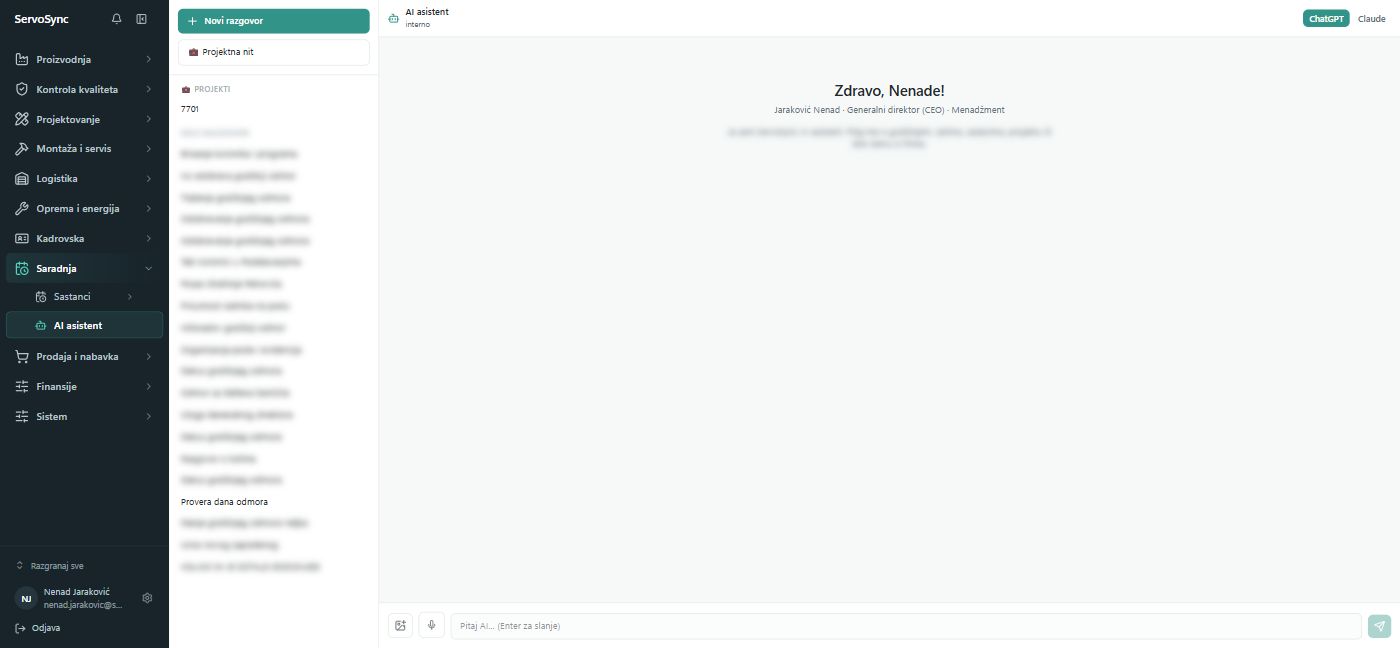 KI-Assistent in ServoSync